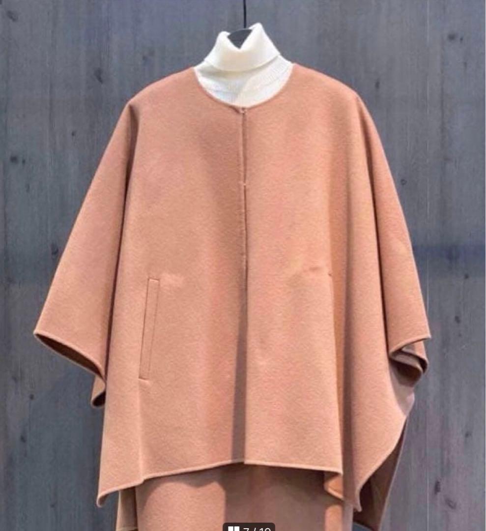 theory luxe ポンチョ ケープ コート カシミヤ