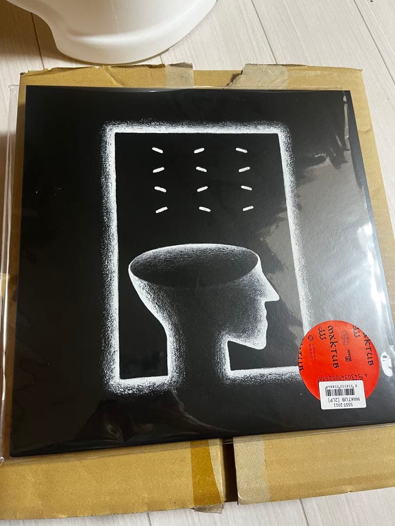 未開封 邦楽 レコード 黒いデザイン