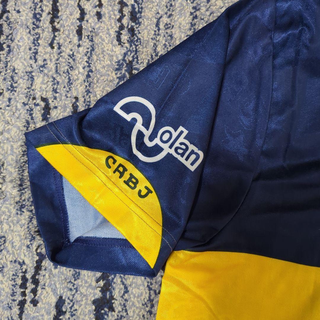 ボカ・ジュニアーズ 90周年記念シャツ ネイビー/イエロー