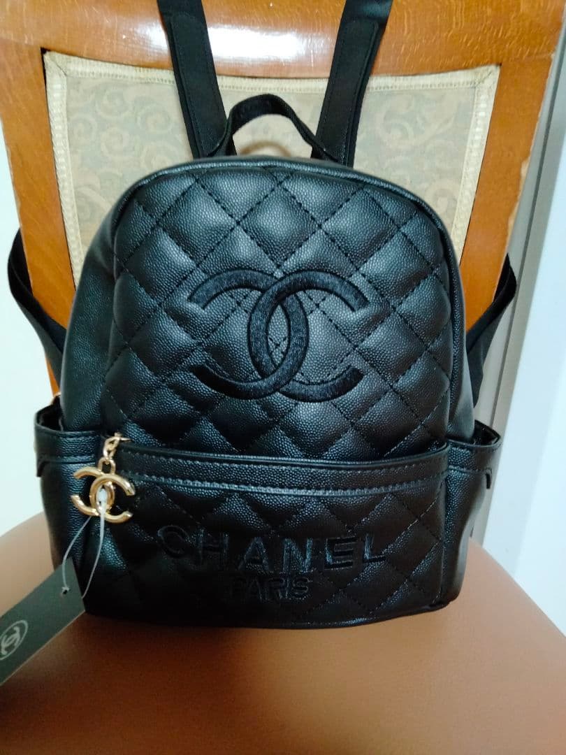 未使用 シャネル ノベルティ ブラック リュック
