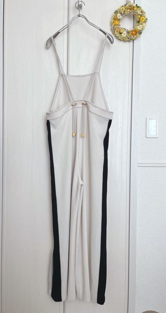 ももGRACE CONTINENTAL大人配色サロペット ワイドシルエット