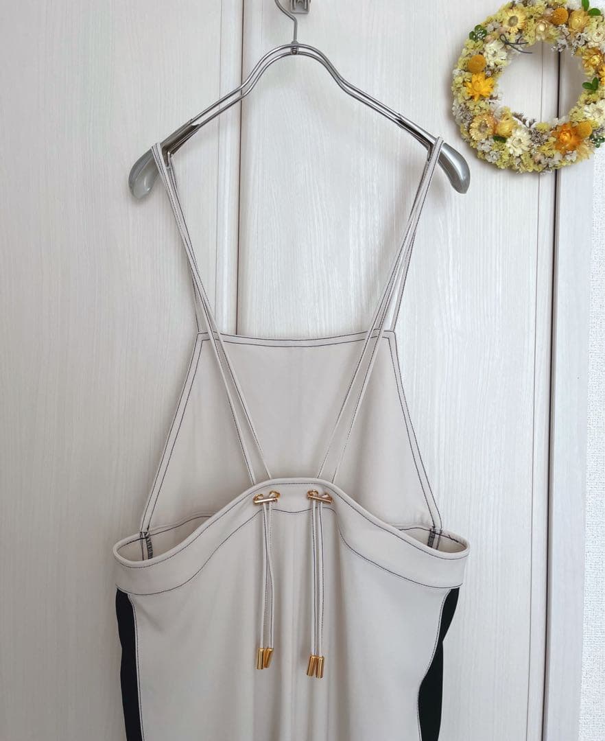 ももGRACE CONTINENTAL大人配色サロペット ワイドシルエット