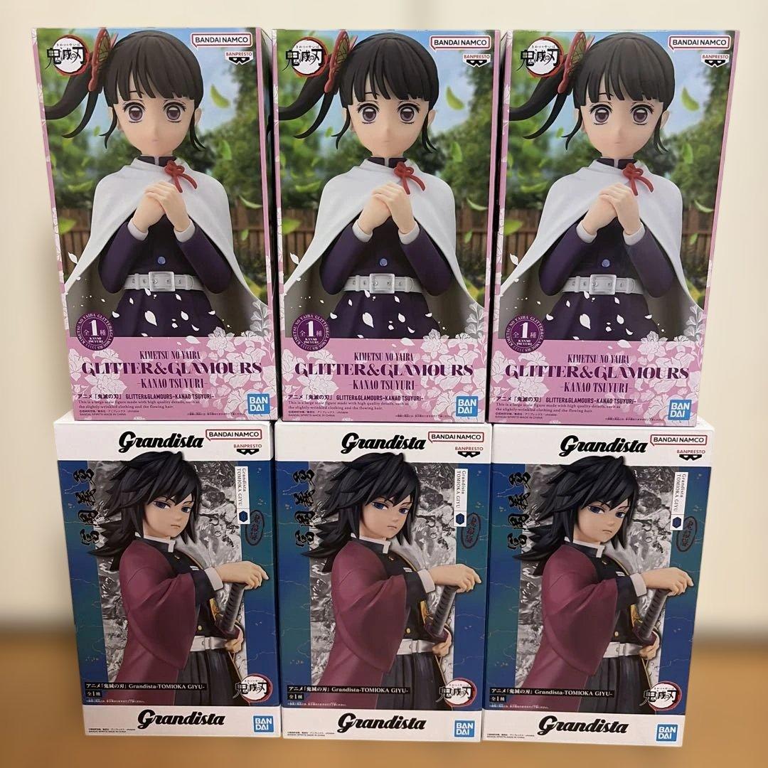 冨岡義勇　栗花落カナヲ　鬼滅の刃　フィギュア6体セット