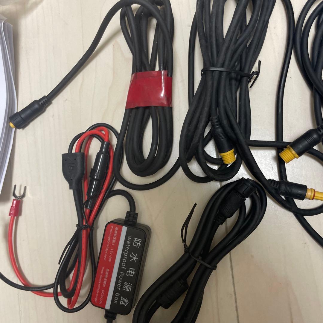 PORMIDO FHD1080P 4.0インチバイク用ドライブレコーダー2カメラ