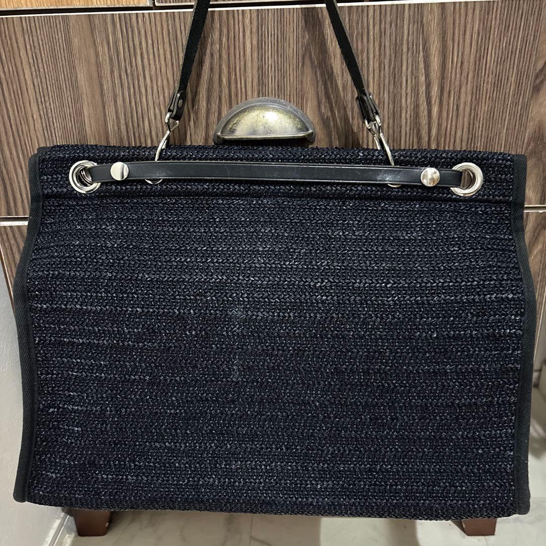 ☆PORTER☆ 希少黒ポーター　トートバッグ　カゴバッグ　A4 大容量　肩掛け