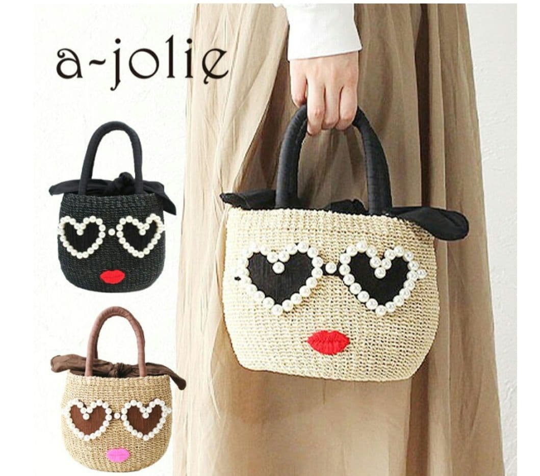アジョリーハートカゴバック