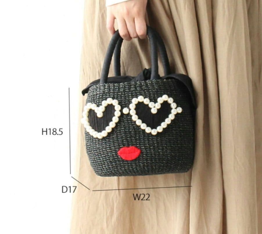 アジョリーハートカゴバック