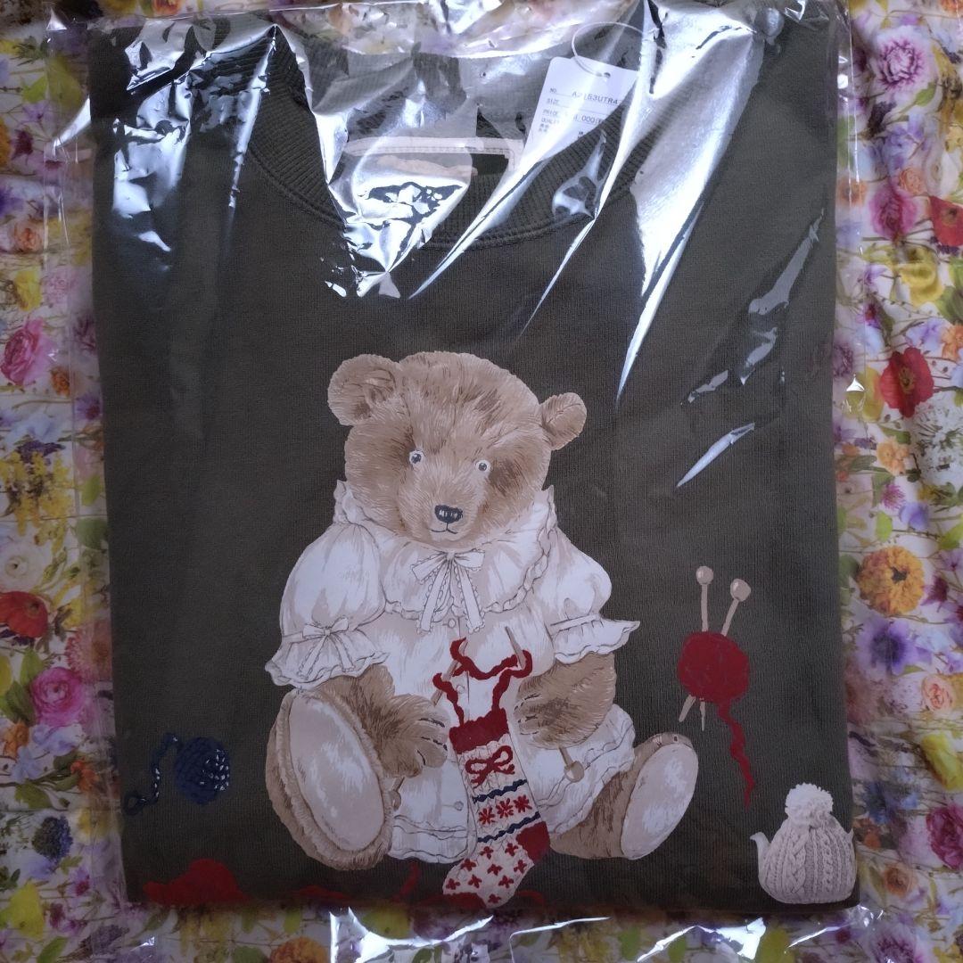 ピンクハウス　くまプリント トレーナー　スウェット