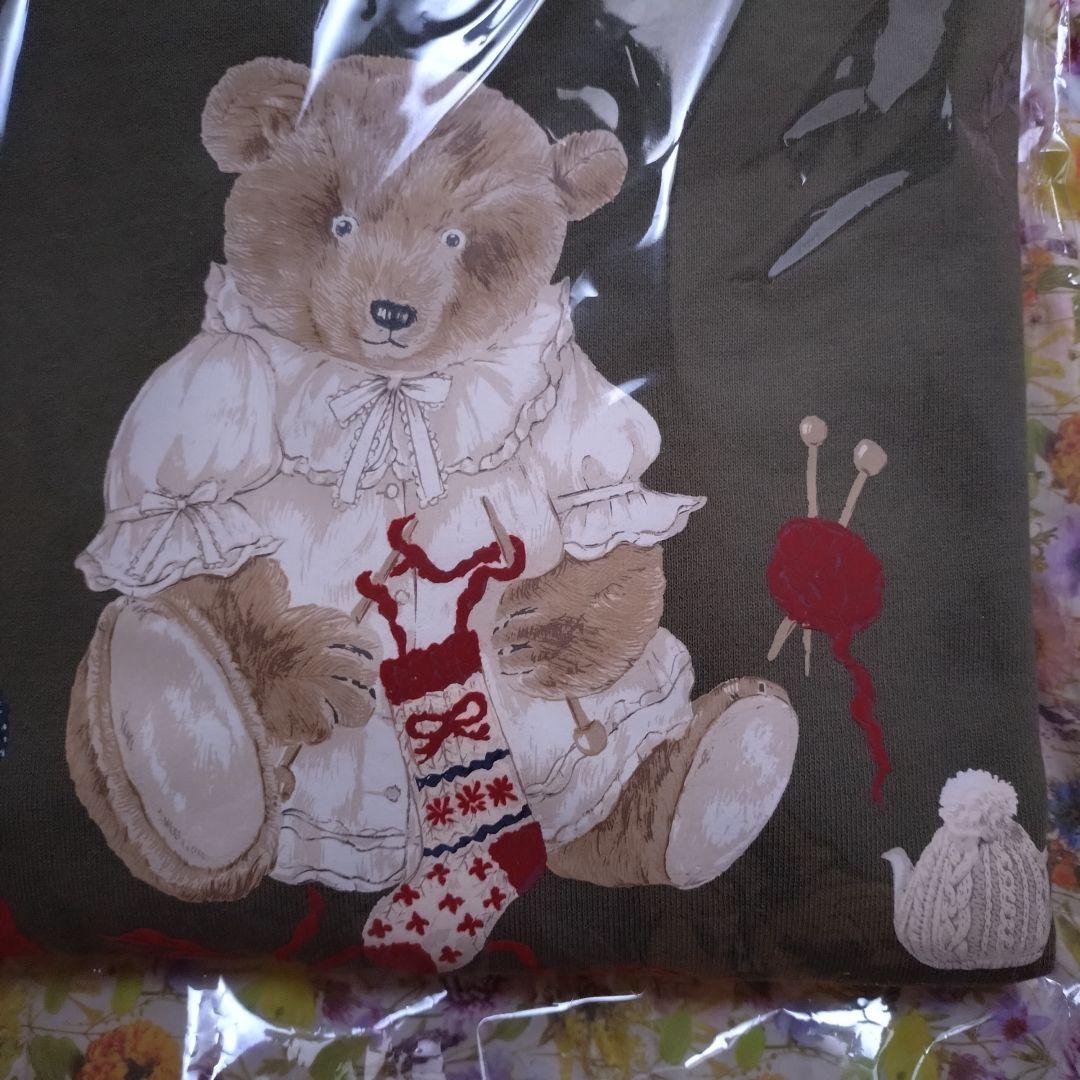 ピンクハウス　くまプリント トレーナー　スウェット