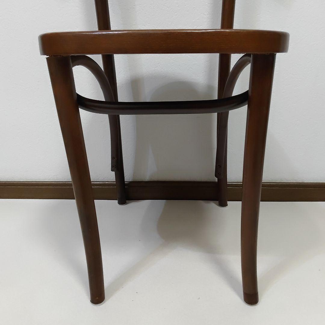 ③④ 2脚 フランス アンティーク レストラン ウッドチェア ベントウッドチェア