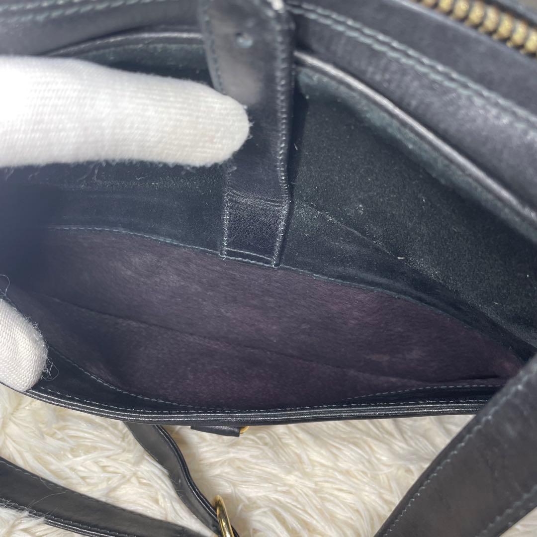 【レア✨】GUCCI ショルダーバッグ　スウェード　レザー シェリーライン