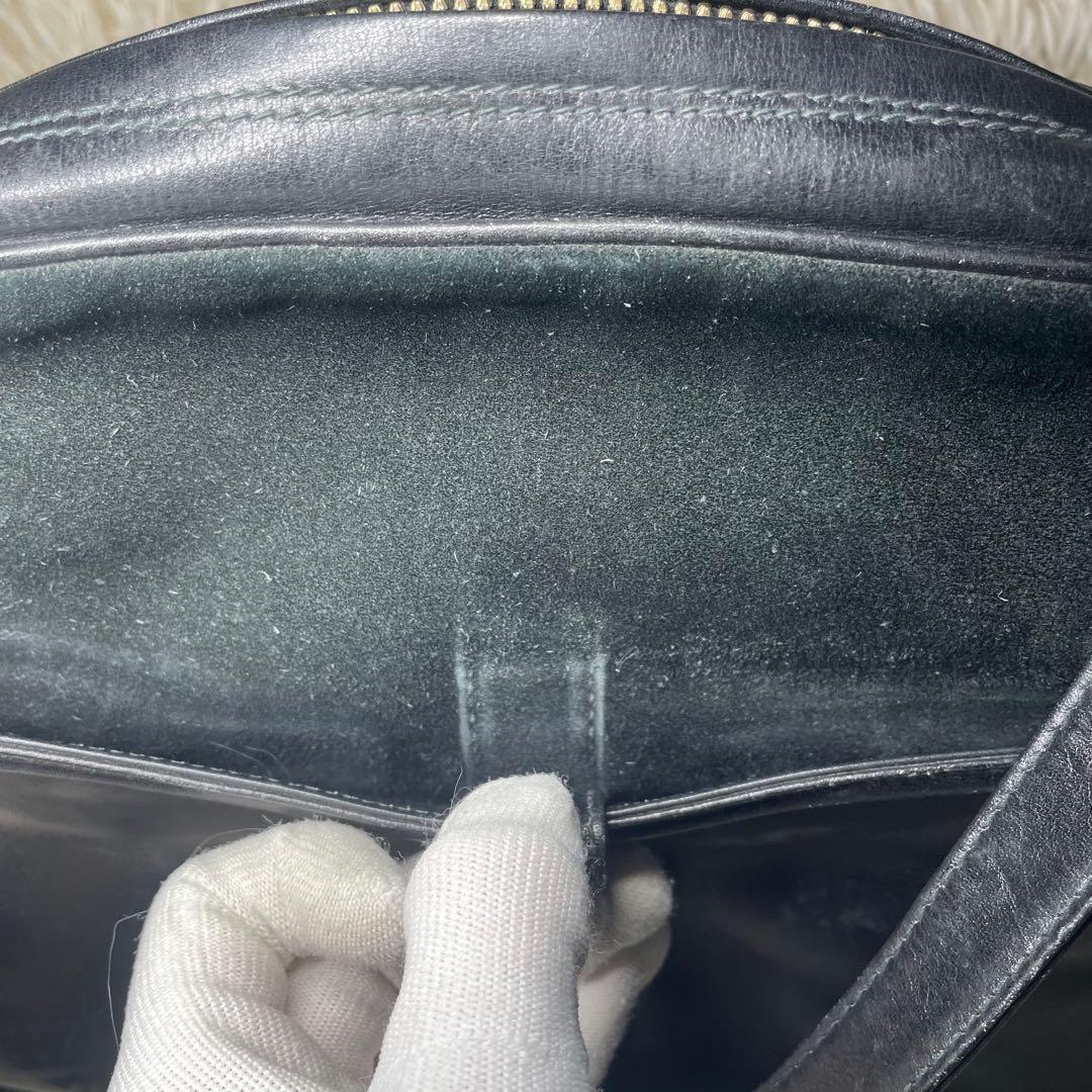 【レア✨】GUCCI ショルダーバッグ　スウェード　レザー シェリーライン