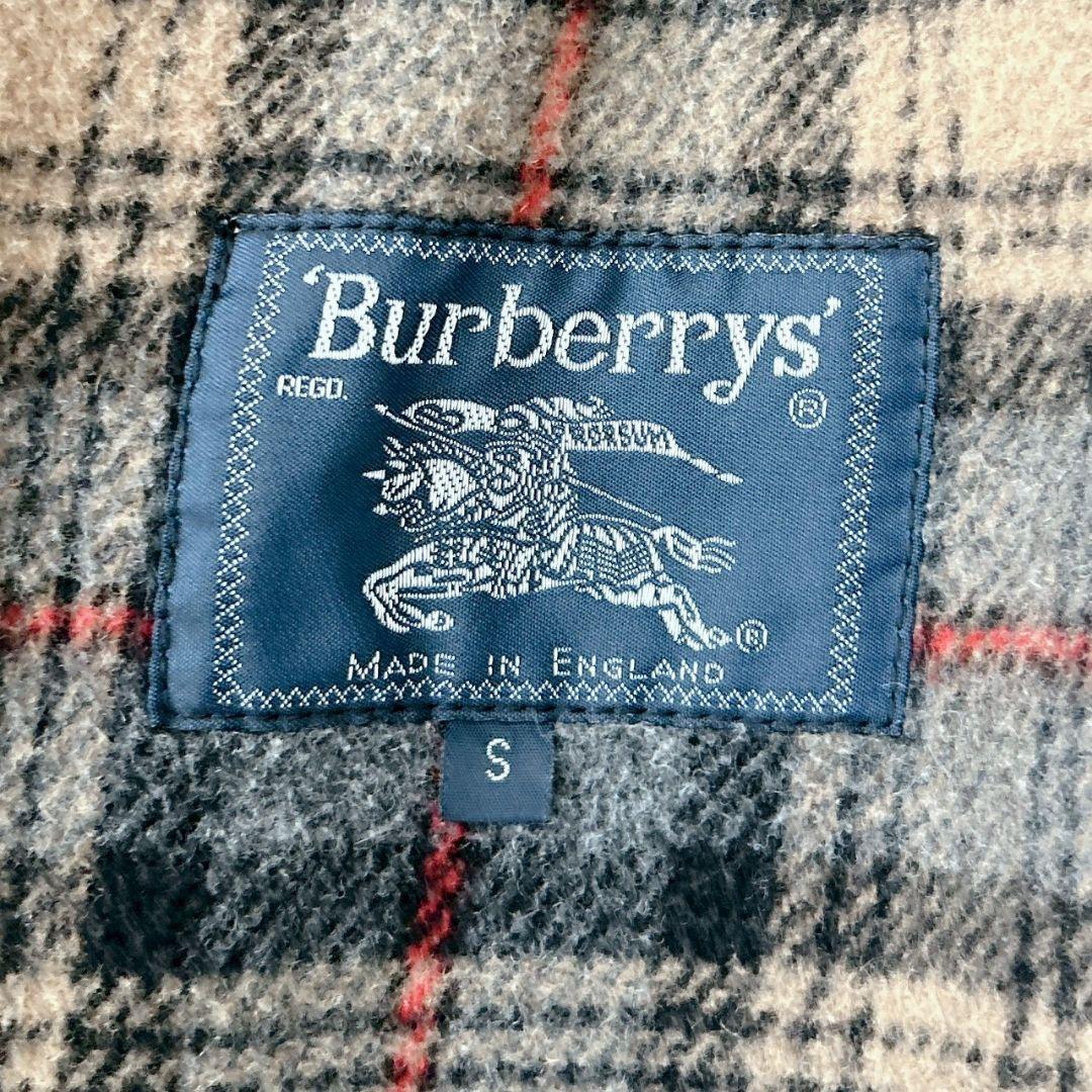 バーバリーズ ダッフルコート ノバチェック トグル キャメル L相当