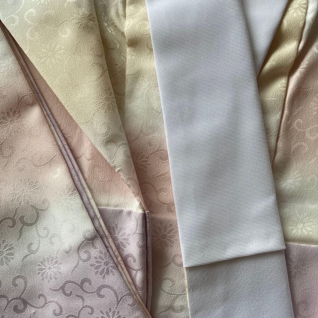 きもの英　洗える長襦袢　半衿付　新品購入後は未着用