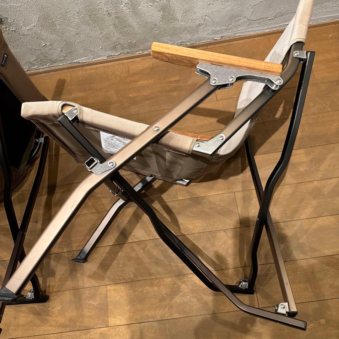 【ガリレオ】 Peak ローチェアショート アイボリー　２脚ペア