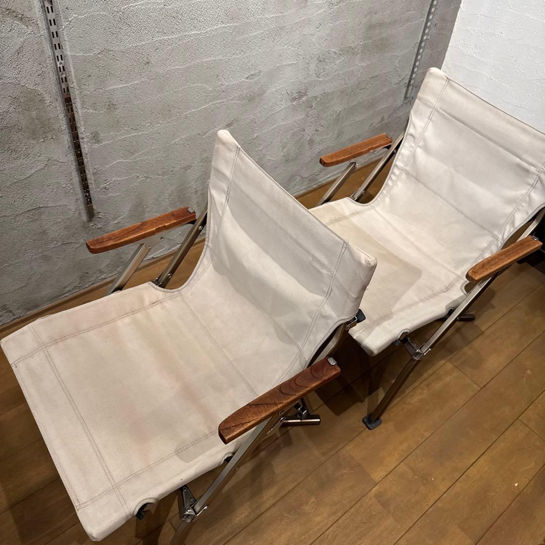 【ガリレオ】 Peak ローチェアショート アイボリー　２脚ペア