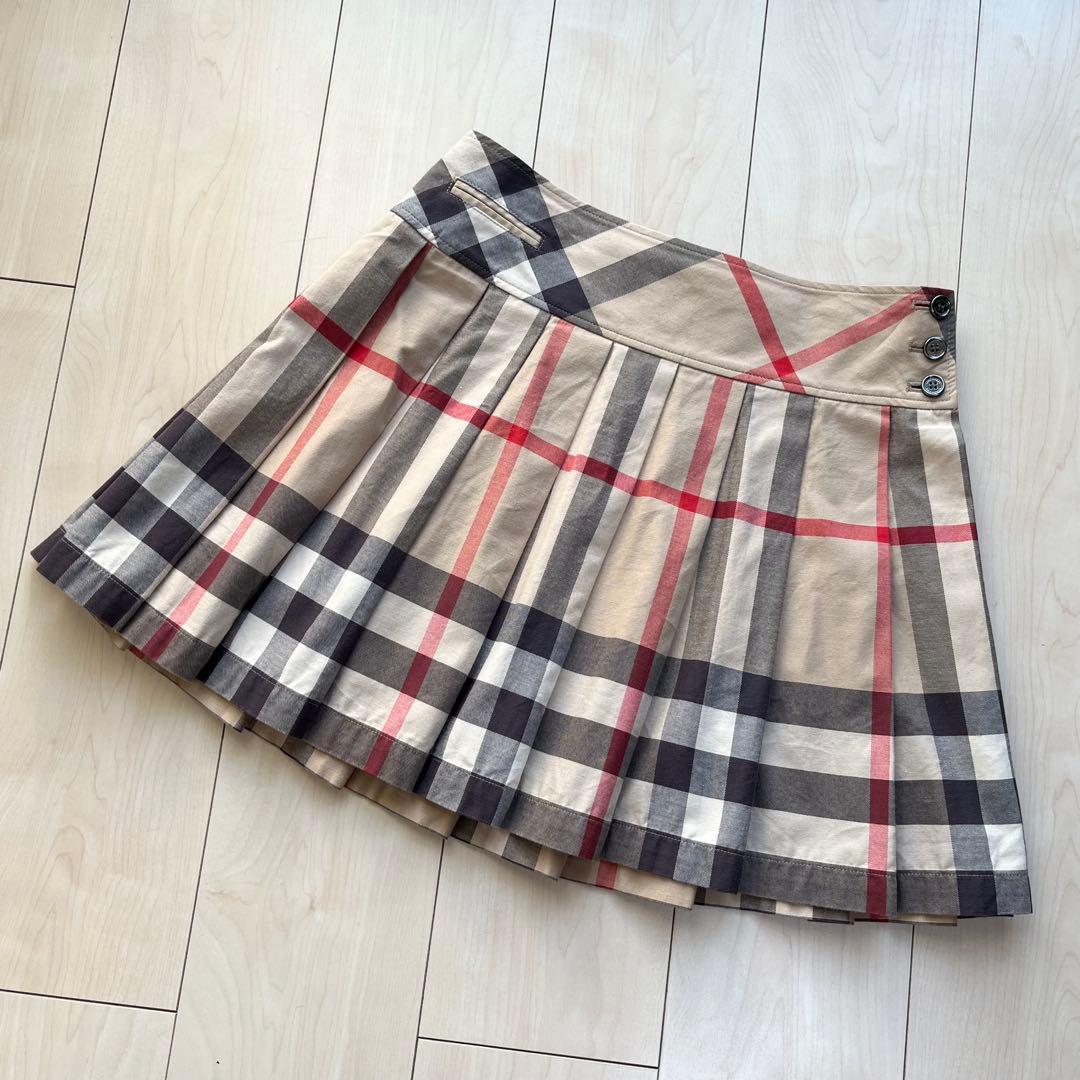 BURBERRY CHILDREN メガチェックプリーツスカート 14Y
