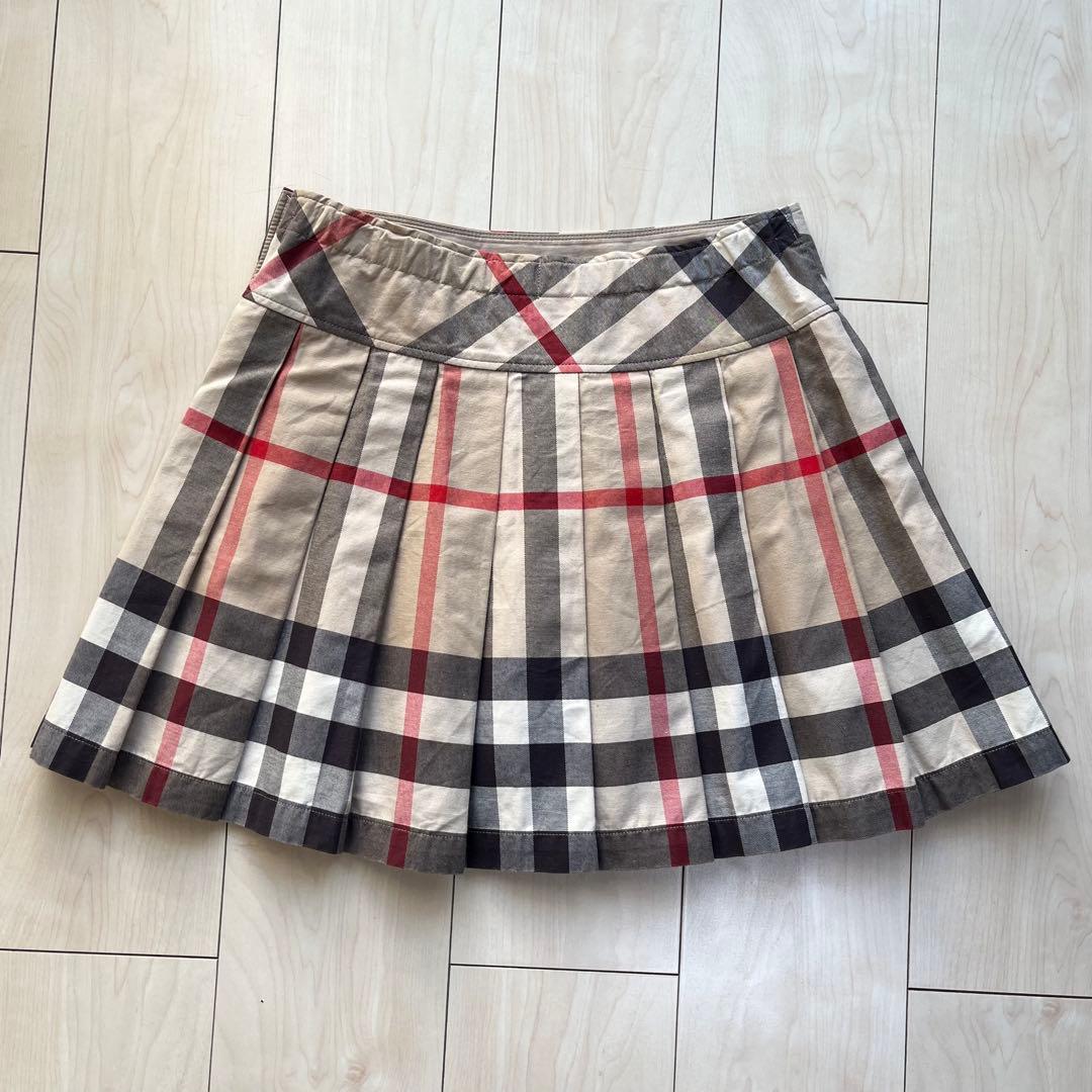 BURBERRY CHILDREN メガチェックプリーツスカート 14Y