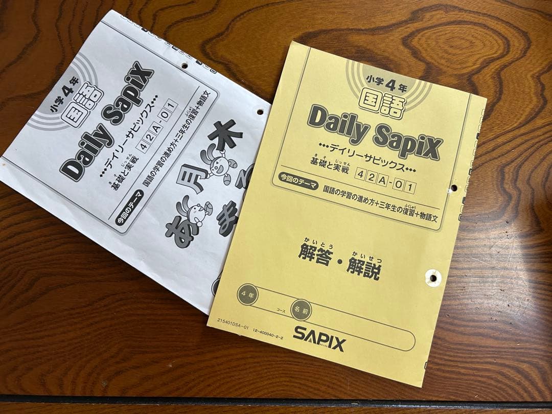 SAPIX 小学4年 国語 デイリー＆春期＆夏期＆冬期 フルセット2015年度版