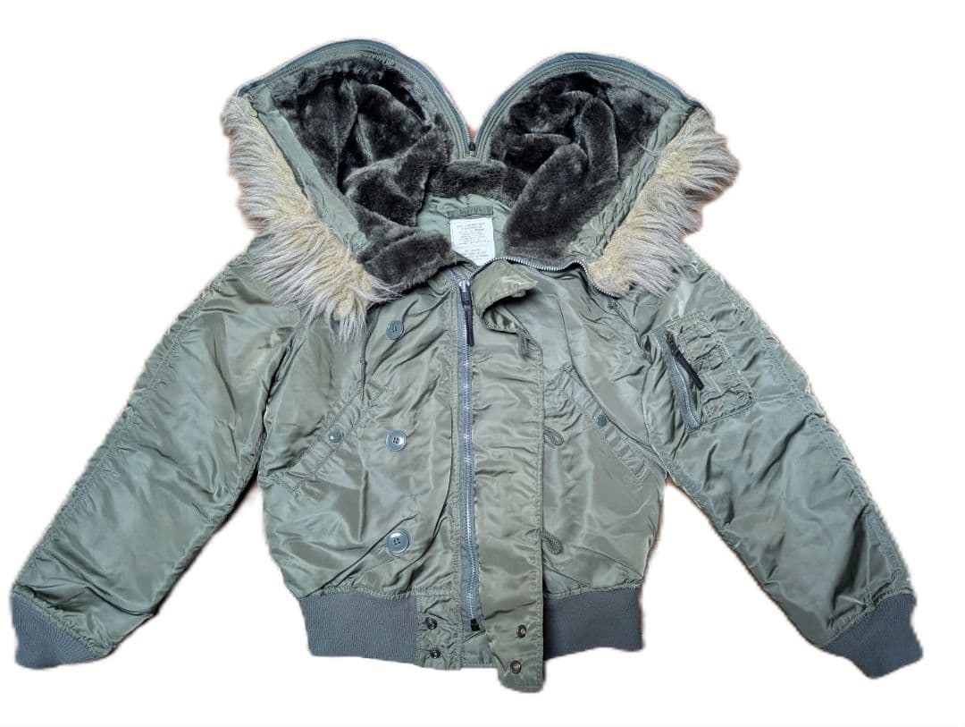 希少✨90sアルファ USA製N-2BフライトジャケットIDEAL