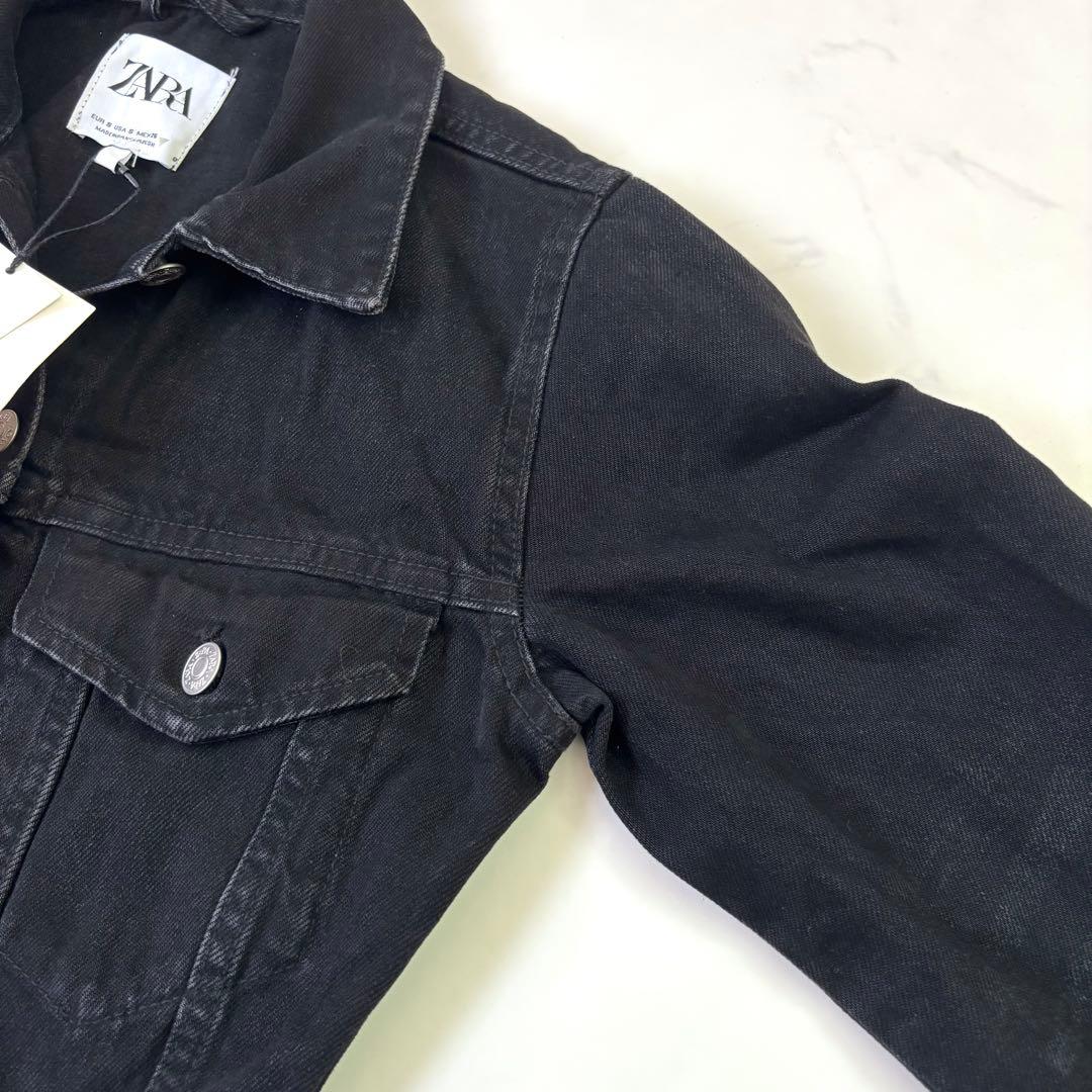 【未使用タグ付き】ザラ フルレングス カットオフ TRFデニム ジャンプスーツ