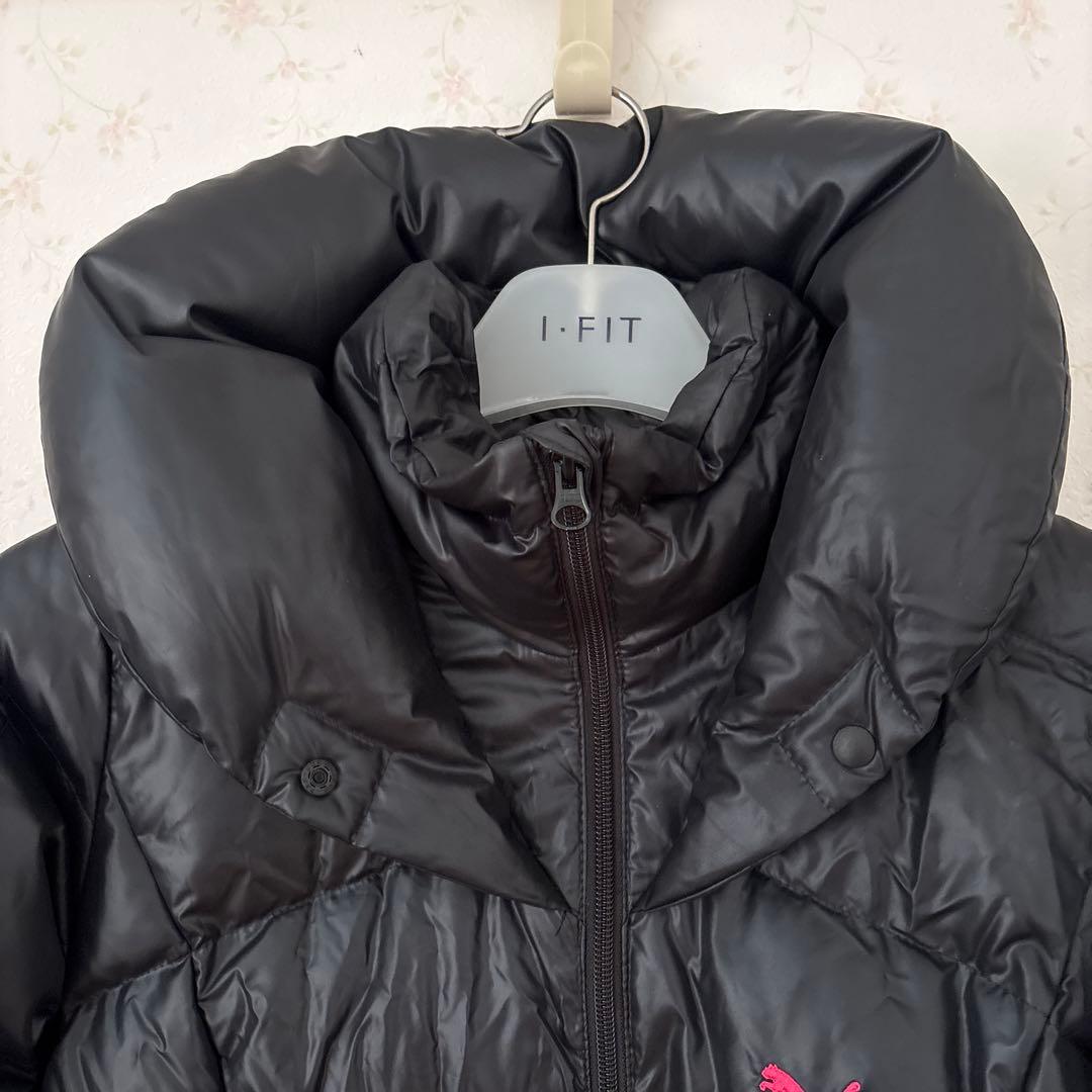 PUMA ブラック ダウン ベンチコート レディース　M ダウン90%