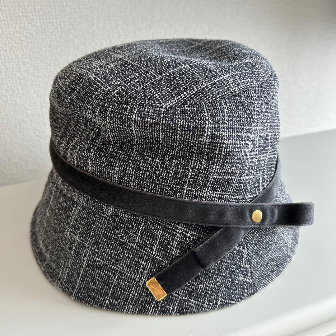 ●美品●CA4LA TWEED BUCKET HAT UVカット 洗える