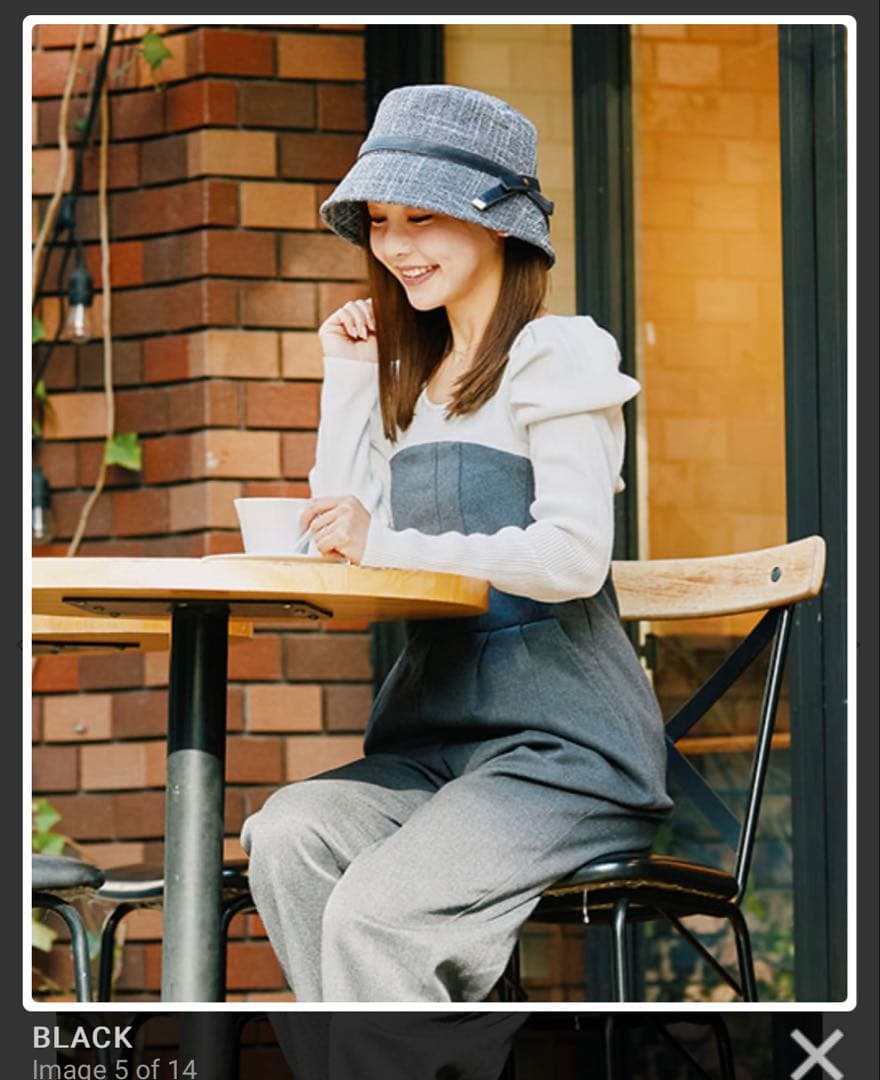 ●美品●CA4LA TWEED BUCKET HAT UVカット 洗える