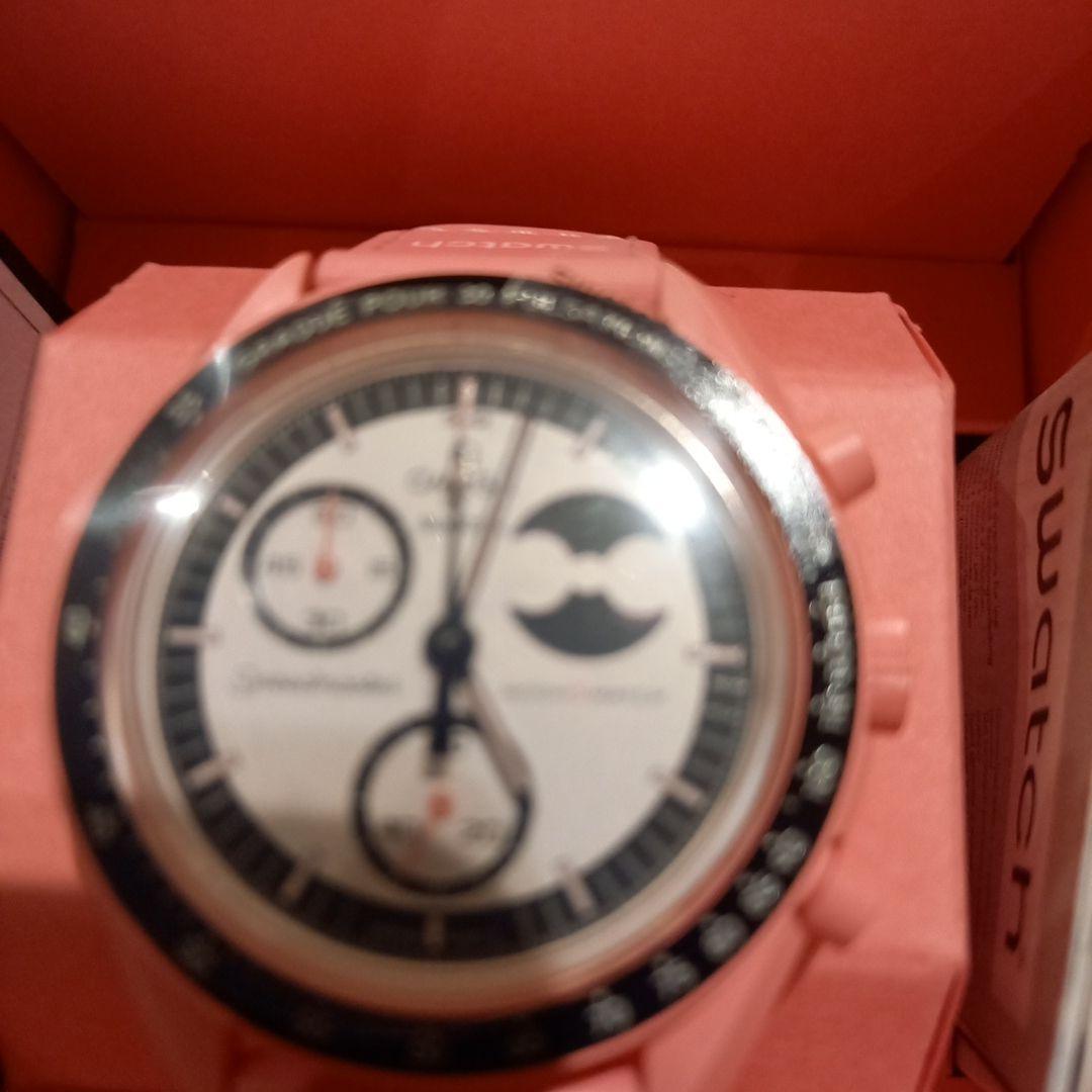 オメガスウォッチ Mission to the Pink Moonphase