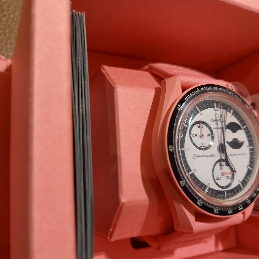 オメガスウォッチ Mission to the Pink Moonphase