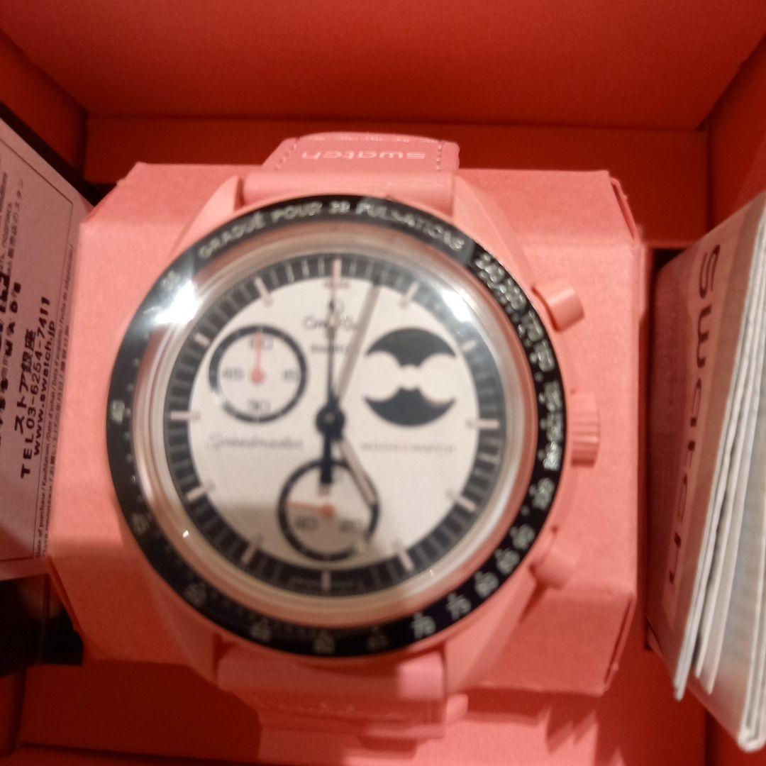 オメガスウォッチ Mission to the Pink Moonphase