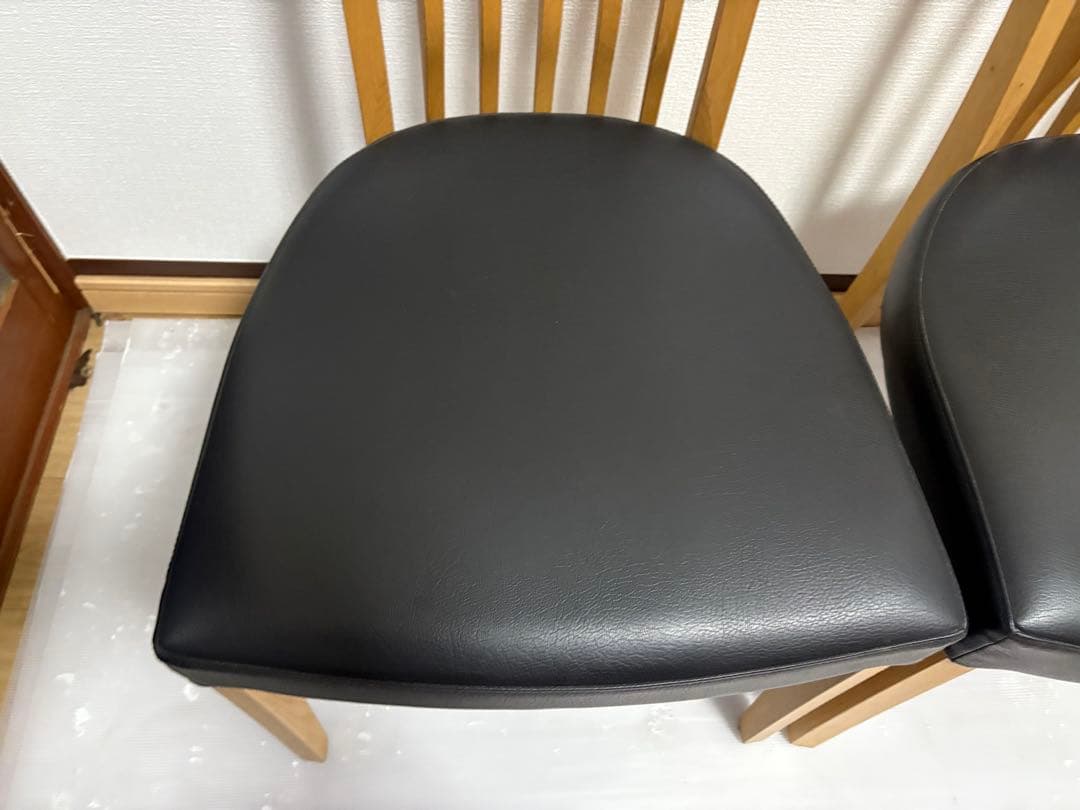 カリモク Chitano ダイニングチェア 2脚セット　肘つかない