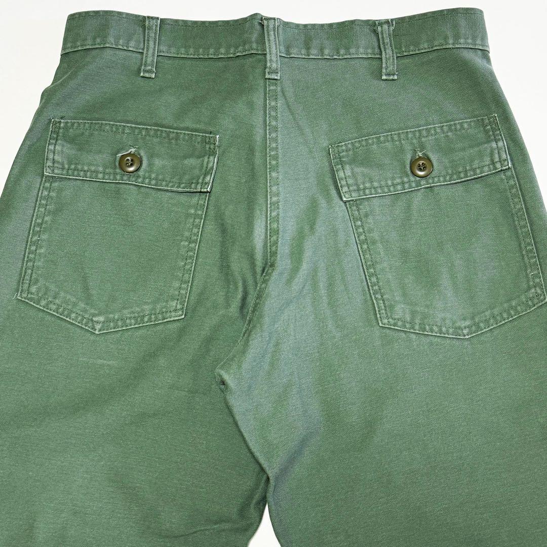 ■GUNG HO/ガンホー ベイカーパンツ カーキグリーンW32美品■