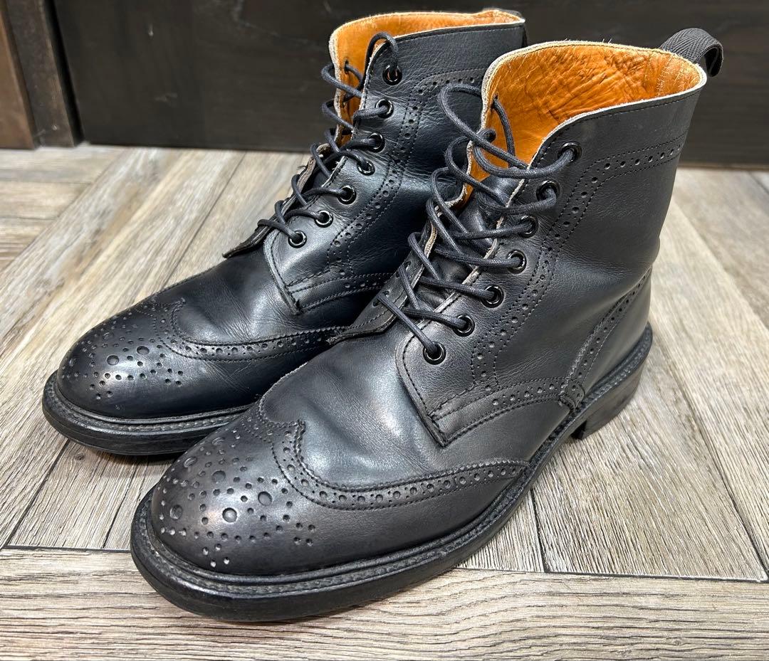 あ*ゆ様 トリッカーズ　カントリー　UK5.5 ブラック　90年代