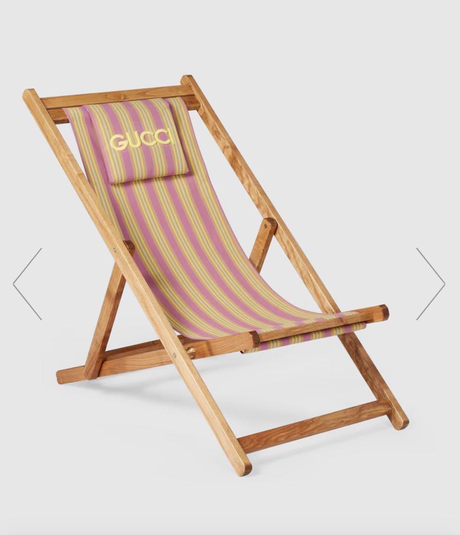 ①新品•未使用•未開封GUCCI グッチ リクライニングビーチチェア 国内正規品