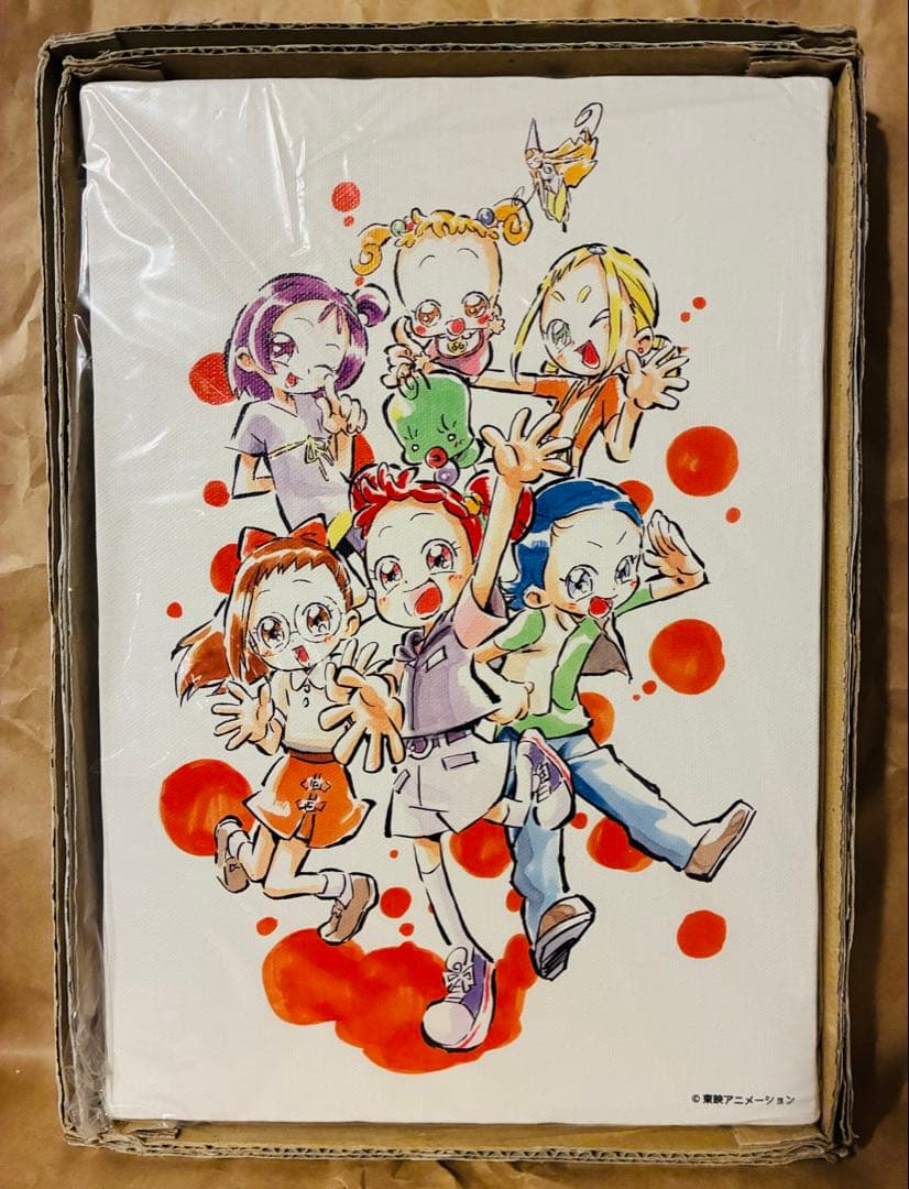 【現状品】も〜っと! おジャ魔女どれみ 馬越嘉彦 キャンバスアート 東映アニメ