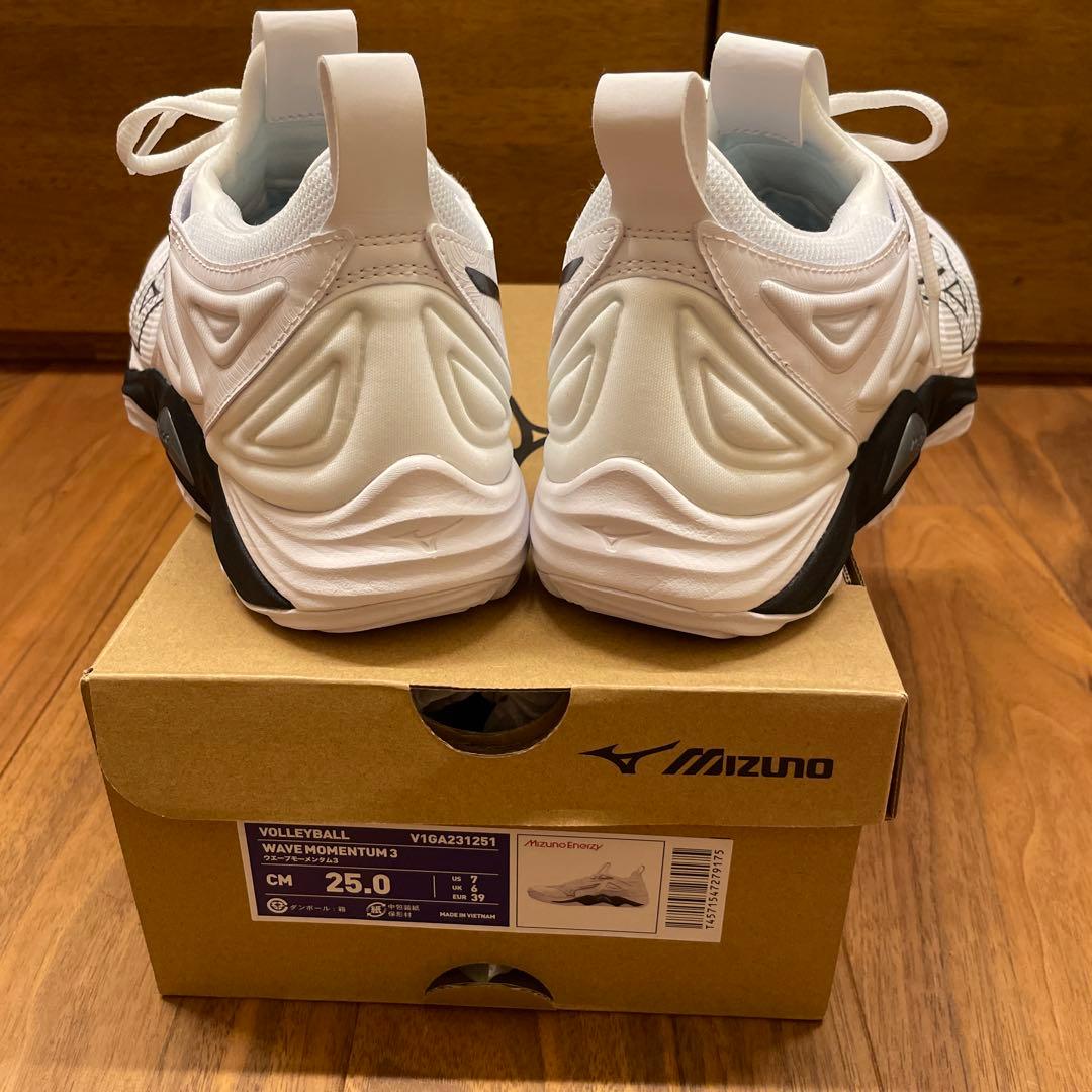 バレーボールシューズ　ミズノウエーブモーメンタム3 25.0cm