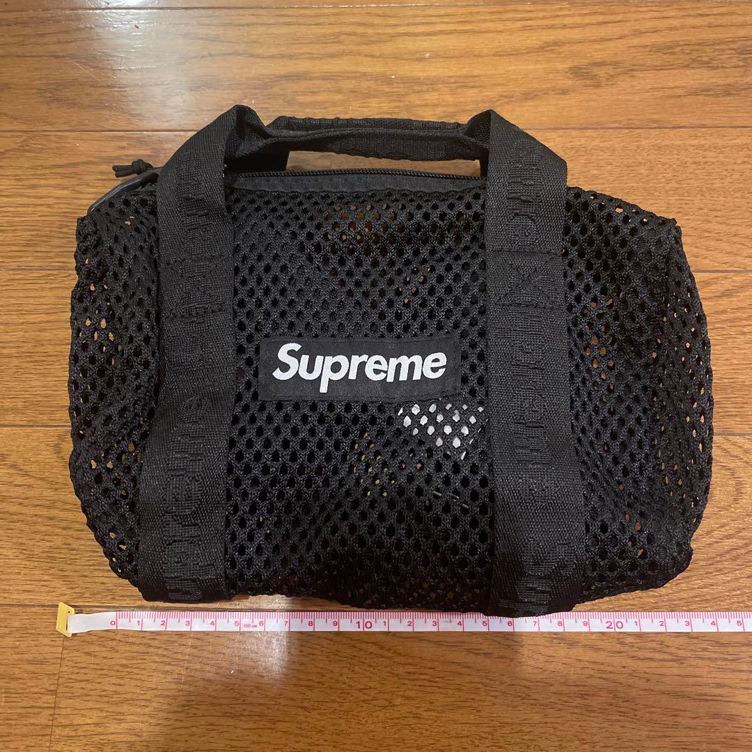 バッグ Supreme Mesh Mini Duffle Bag black