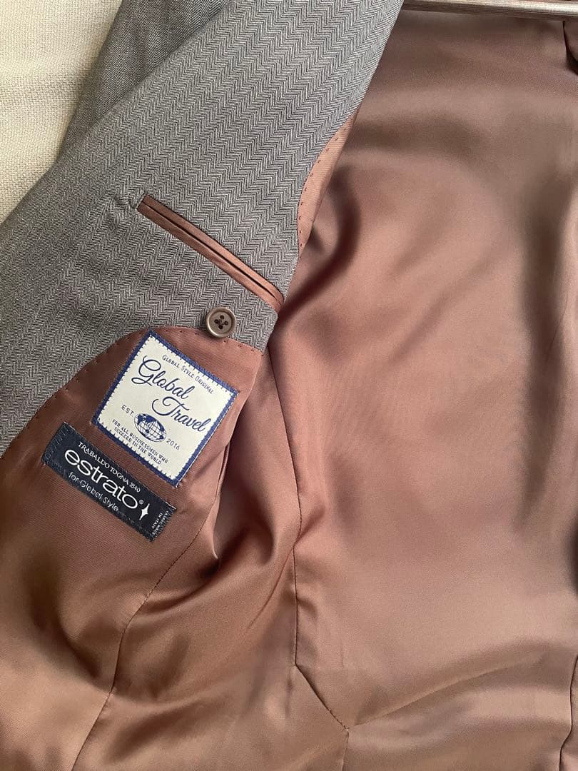 【早い者勝ち❗️】美品　イタリア生地　トーニャ　スリーピース　スーツ　グレー