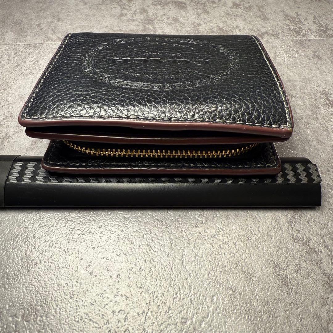 コーチ COACH ロゴ ヘリテージ レザー スナップ 二つ折り財布
