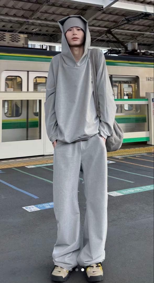 SUNSET ARGAN SLACKS 傑さん着用