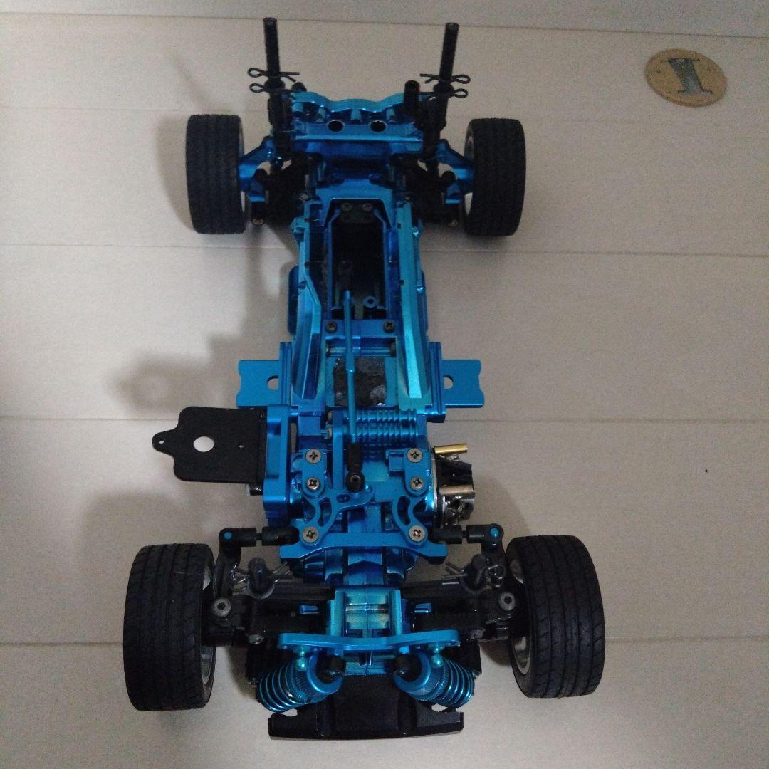 さ*こ様 タミヤ M05PROブルーメッキバージョン中古品オプションパーツ満載！