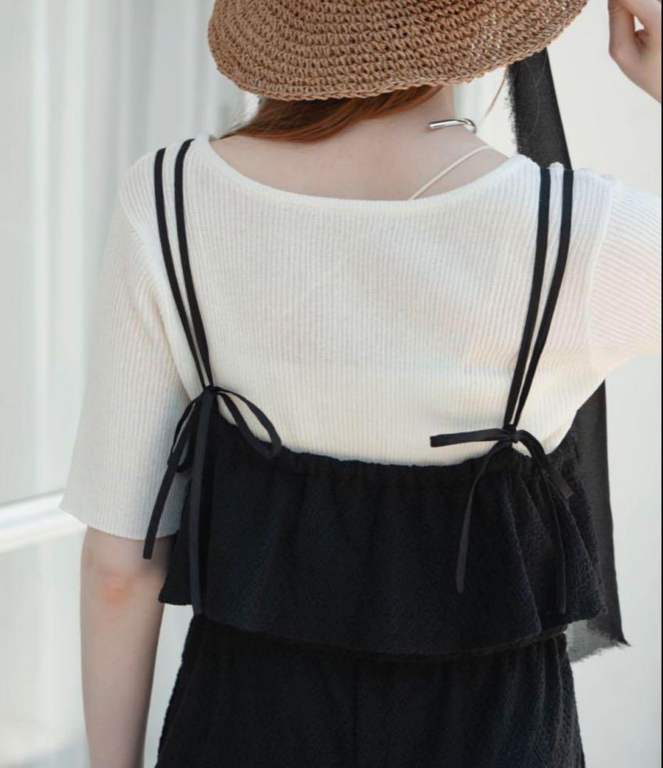 hinari 総レースキャミロンパース　S