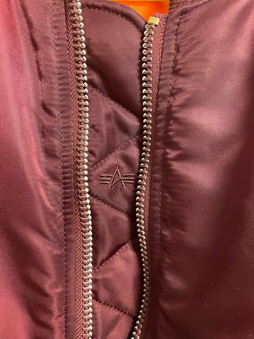 ALPHA MA-1 フライトジャケット マルーン