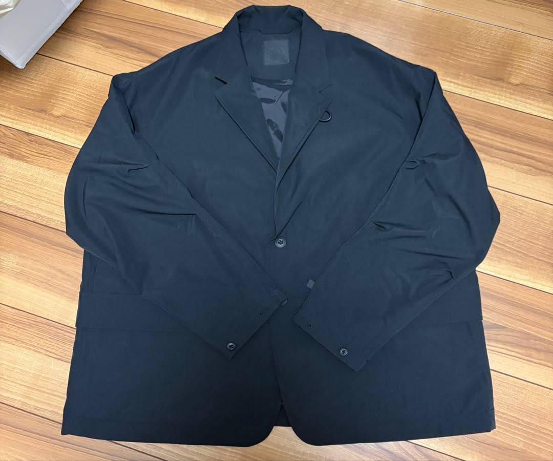 ジャケット・アウター W's TECH LOOSE 2B JACKET RIPSTOP BLACK