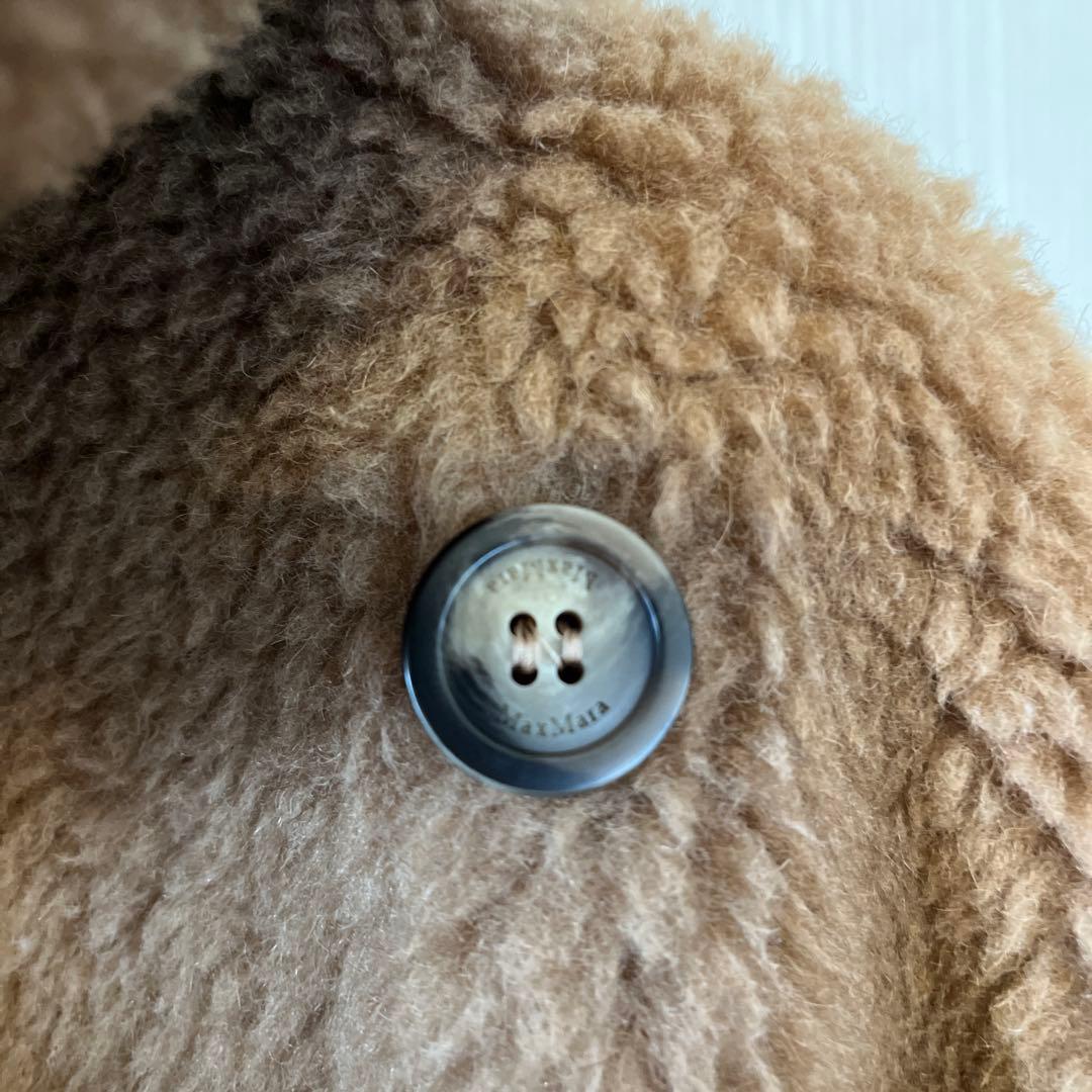 MaxMara テディケープ(ハンガー、ケープコート、替えボタン付属)