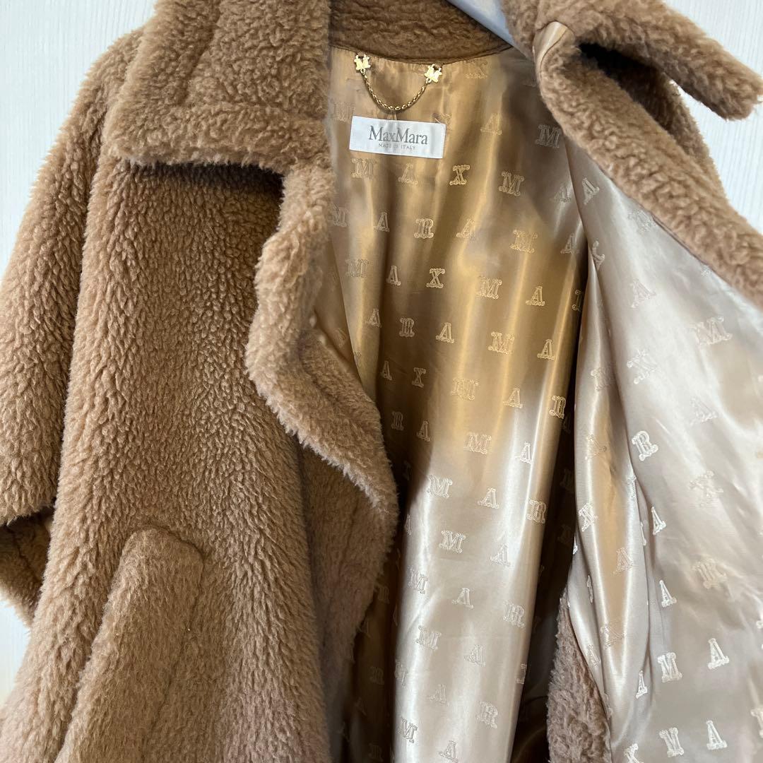 MaxMara テディケープ(ハンガー、ケープコート、替えボタン付属)