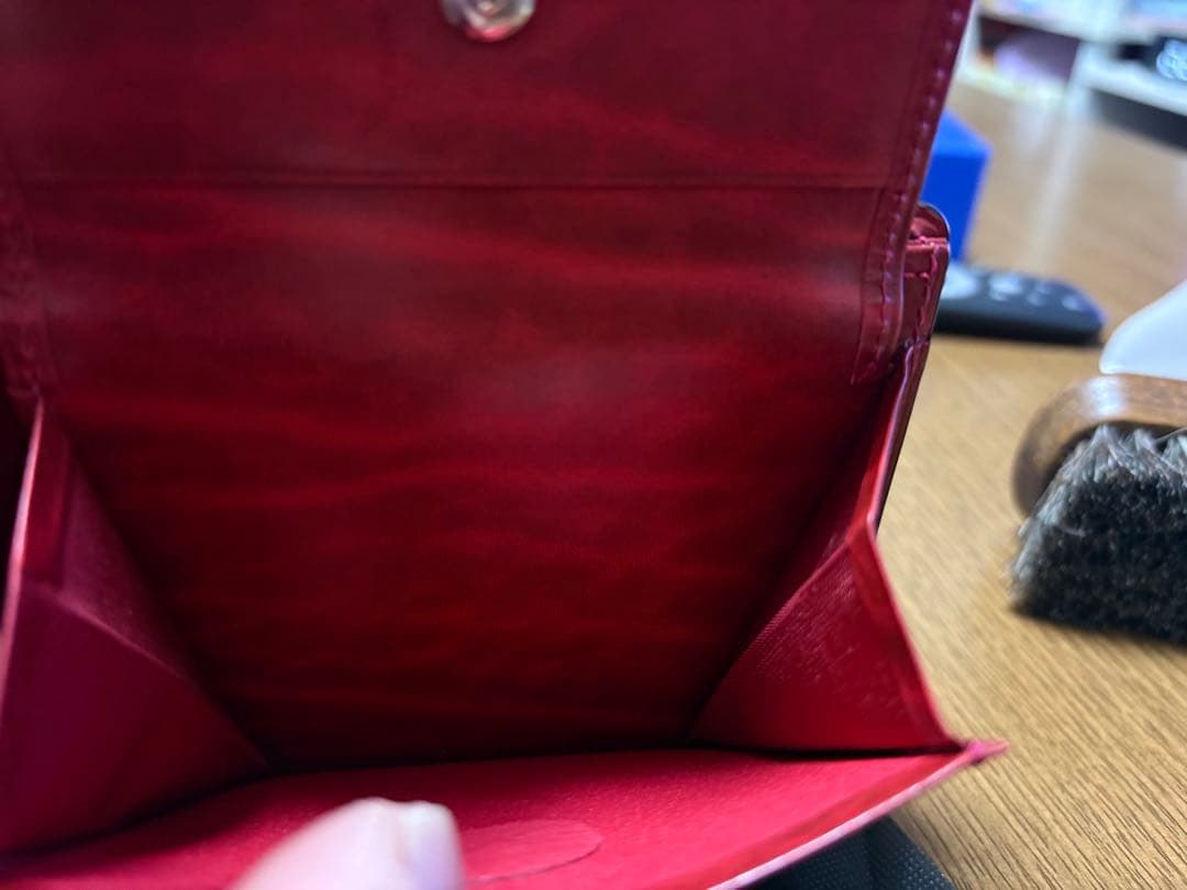 キプリス オイルシェル コードバン × ルーガショルダー 二つ折り 財布