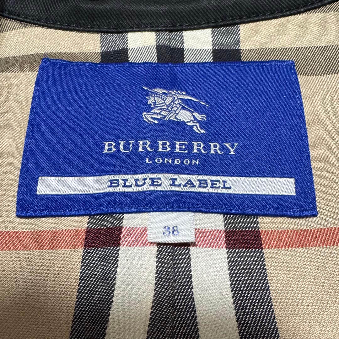 BURBERRY BLUE LABEL トレンチコート ノバチェック ベルト付