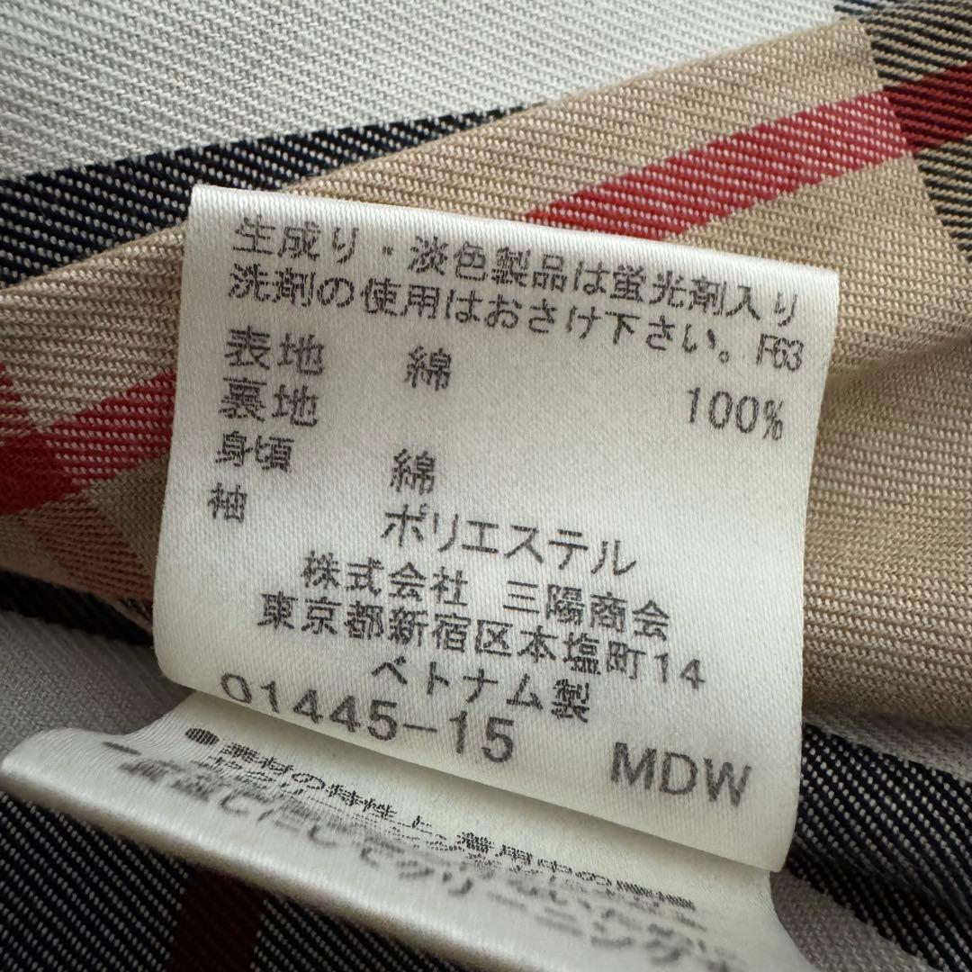 BURBERRY BLUE LABEL トレンチコート ノバチェック ベルト付